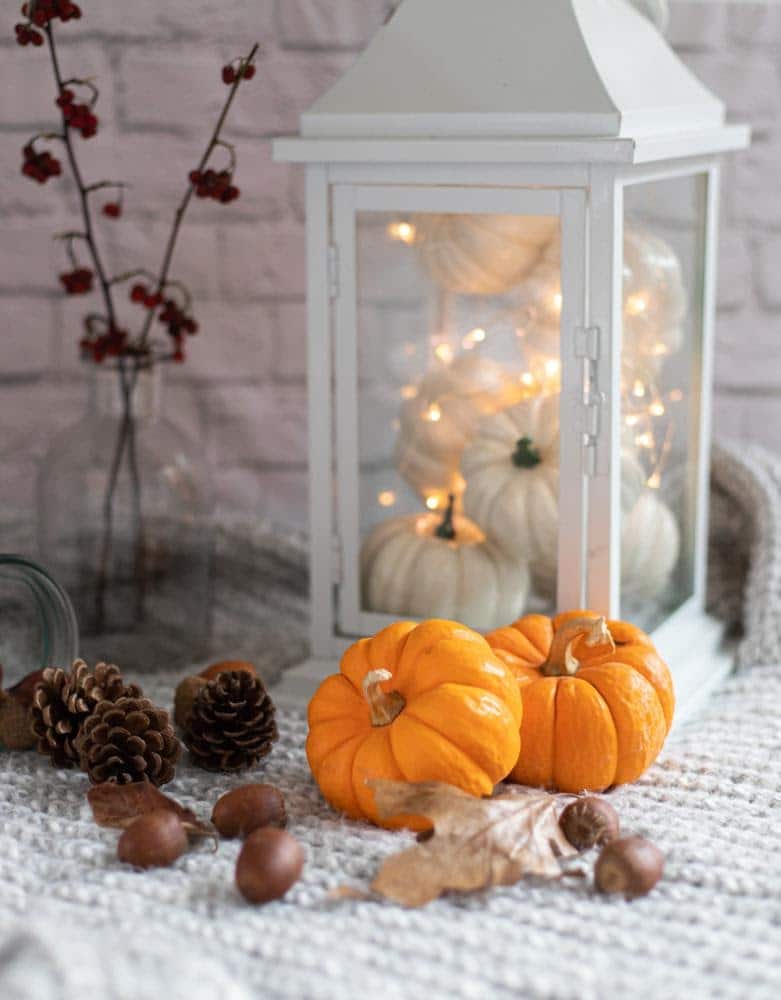 Cómo usar luces navideñas en la decoración de otoño » Estilo residencial