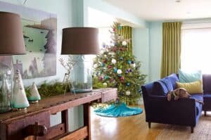 DIY Christmas Living Room Decoration
