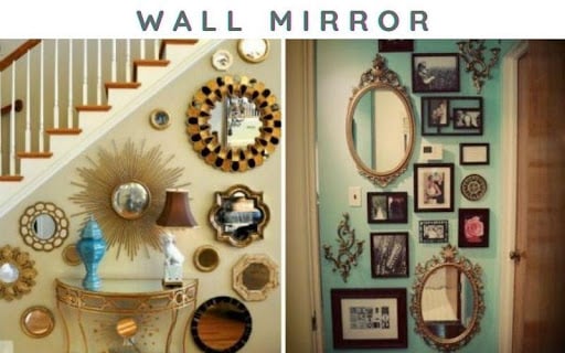 Los 10 mejores diseños de espejos de pared para salas de estar en línea en la India »Estilo de residencia