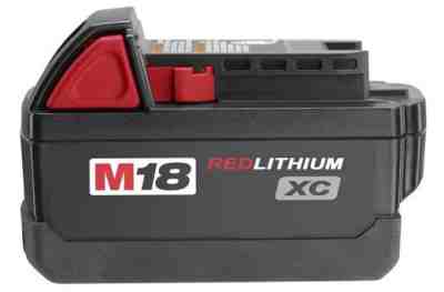 Tecnología de batería de litio rojo de Milwaukee