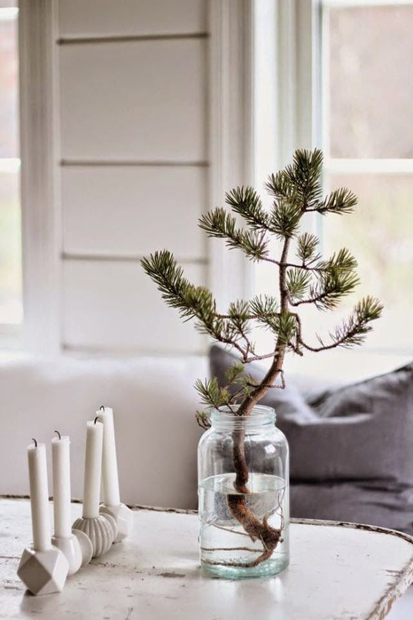 Ideas simples de decoración de tarros de Navidad para el hogar