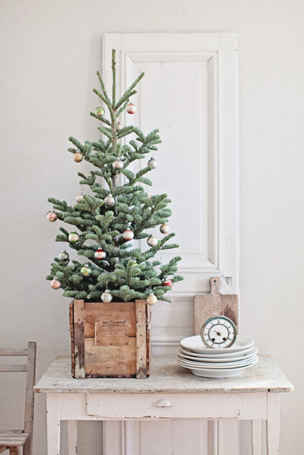 Ideas simples de decoración de mesa de Navidad para el hogar